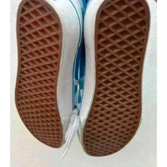 Vans Blue & White Checkered Men's-6.5 Women's -8 - Picture 4 of 5